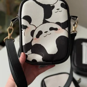 کیف دوشی طرح پاندای لپ گلی