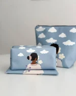 ست آرایشی دختر و ابر