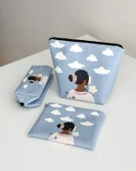 ست آرایشی دختر و ابر