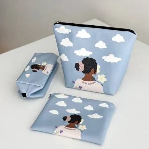 ست آرایشی دختر و ابر